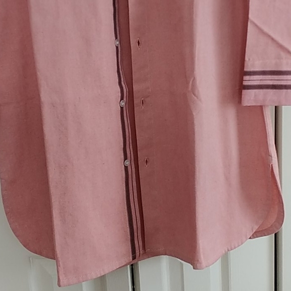 NEW American Rhino, Shirt Dress, Kenyan Cotton. Sz L - Picture 4 of 9